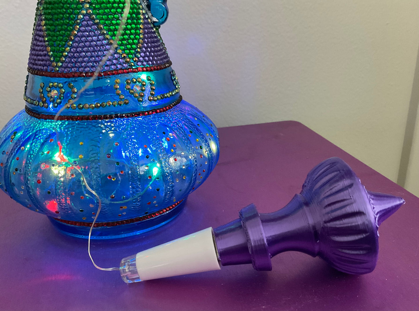Hand Decorated Genie Bottle (Custom Order)